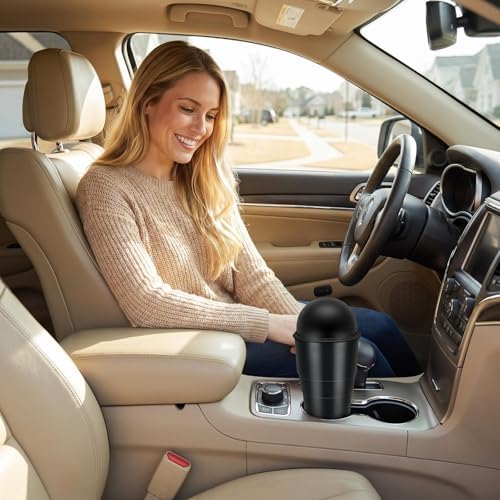 Cup Holder Trash Can, Leakproof Car Trash Can - Image 6