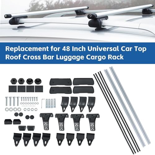 48 Inch Universal Car Top Roof Cross Bar Luggage Cargo Rack - Image 2