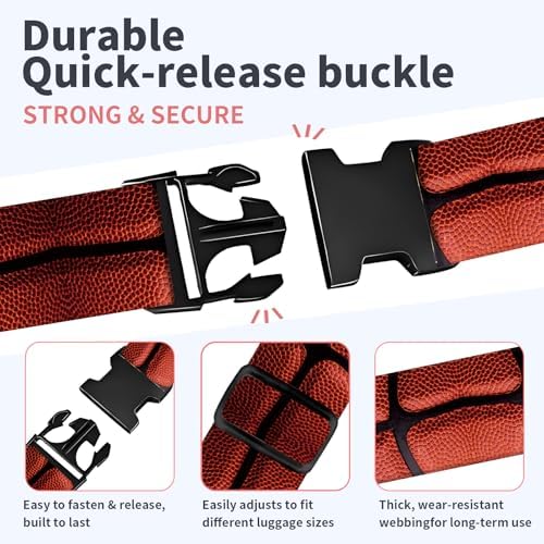 Luggage Strap for Suitcases Adjustable Travel Belt - Image 3