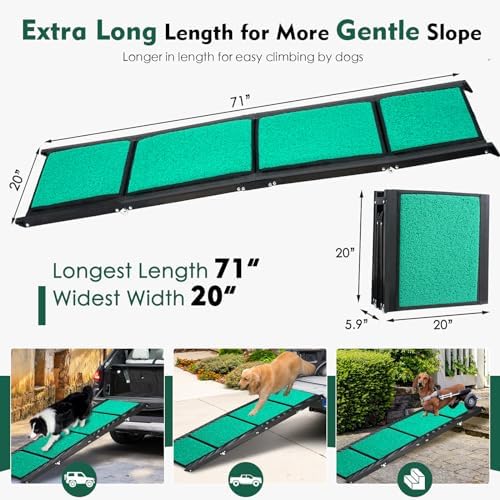 Dog Ramp for Car 71" x 20" Folding SUV Dog Ramps - Image 6