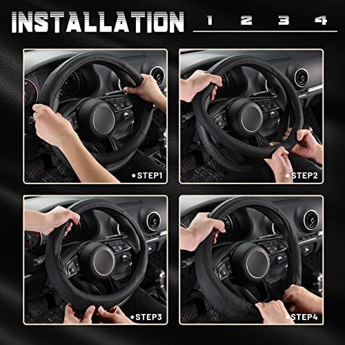 SEG Direct Car Steering Wheel Cover - Image 6