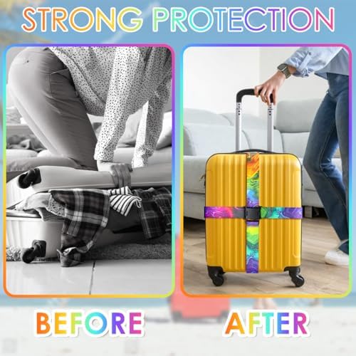 Gutsdoor Luggage Straps for Suitcases Adjustable Travel Belt, Connector Holds - Image 6