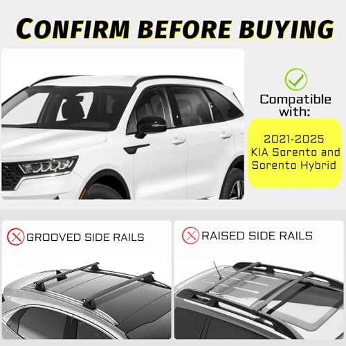 330LB Roof Rack Cross Bars for 2021-2026 KIA Sorento & Sorento Hybrid - Image 2