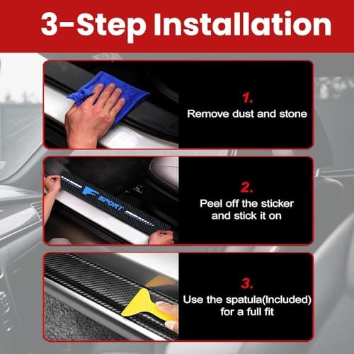 Door Sill Protector for F Sport Accessories Car Door Entry Guard Sill Protector - Image 5