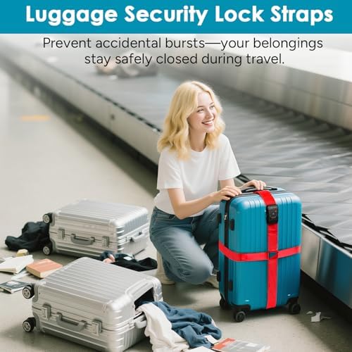 Travel Inspira TSA Accepted Long Luggage Cross Straps - Image 3