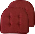 Sweet Home Collection Chair Cushion Memory Foam Pads Tufted Slip Non Skid by SweetHomeCollection