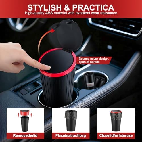 SINGARO 2PCS Car Trash Can - Image 3