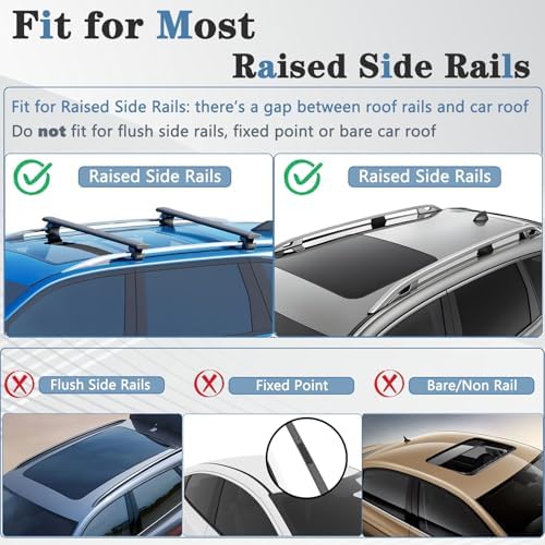 53” All-Metal 330 lbs Roof Rack Cross Bars - Image 2
