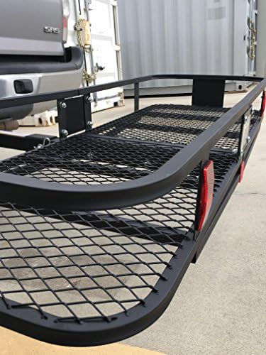 MaxxHaul 70103 500 lb. Capacity Steel Hitch Mount Folding Cargo Carrier Mesh - Image 6