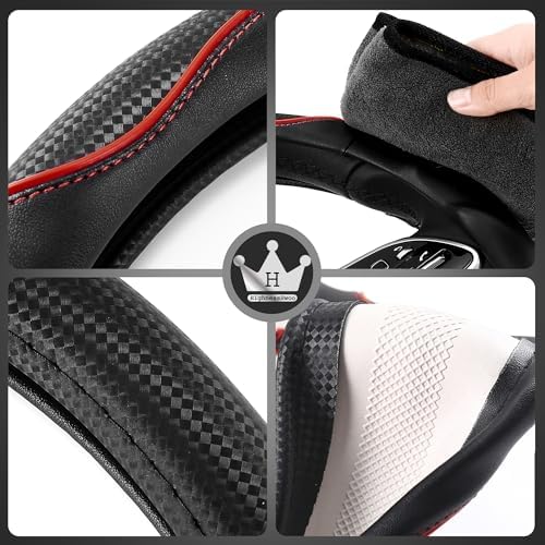 HighnessHwoo 3D Car Steering Wheel Cover Comfort Grip Massage Sporty Anti-Slip - Image 7