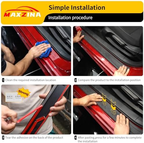 Door Sill Protector for 2022-2025 2026 Honda Civic Accessories - Image 5