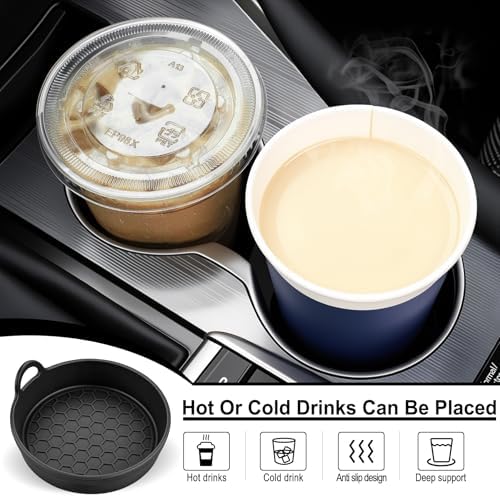 SINGARO Car Cup Holder Coaster, Universal Non-Slip Cup Holders, Car Interior - Image 3