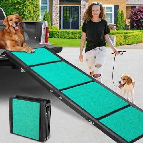 Dog Ramp for Car 71" x 20" Folding SUV Dog Ramps by FurggisPet