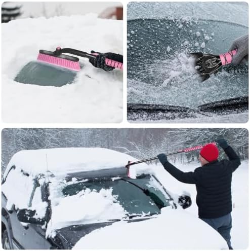 44 Inch Snow Brush with Ice Scraper - Image 2