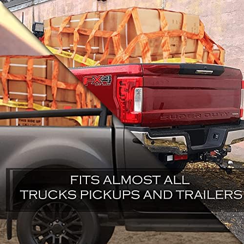 6' x 8' Heavy Duty Cargo Nets for Pickup Trucks - Image 6