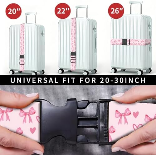 Luggage Straps for Suitcases, Heavy Duty Travel Belt - Image 4