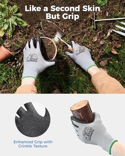 toolant Crinkle Latex Work Gloves, 12 Pairs - Image 4
