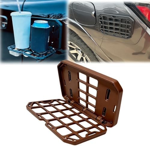 Magnetic Molle Folding Table, Side Mount Overland Tailgate Rack, Portable Camp by Unknown