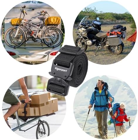Vigorport Utility Straps Quick Release Nylon Backpack Accessory Bag Strap - Image 6