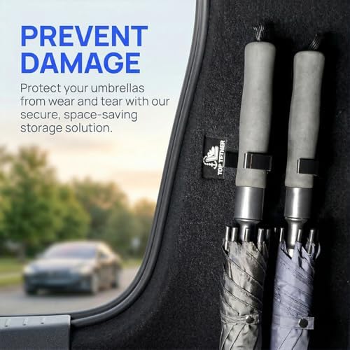 2PCS Car Umbrella Holder, Automotive Interior Trunk Hangers Hooks, Universal - Image 3