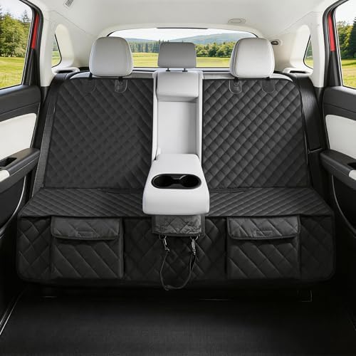 Bark Lover Dog Car Seat Cover for Back Seat, Armrest Compatible, Waterproof by BarkLover