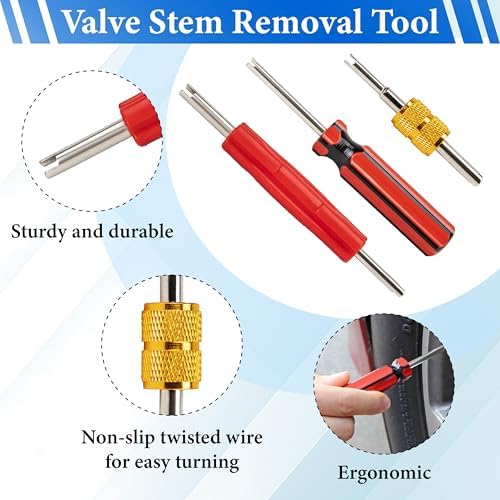 BFXM 12 Pcs Valve Stem Removal Tool, Valve Core Removal Tool - Image 4