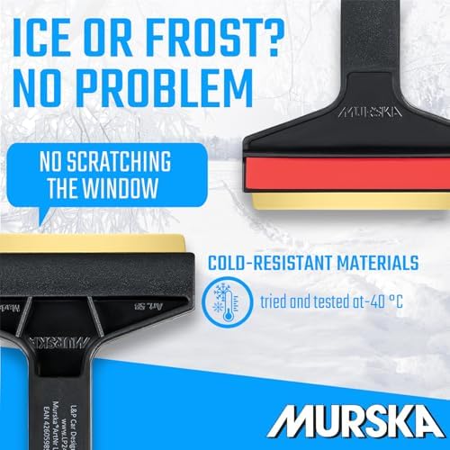 Ice Scraper Brass Blade Car Ice Scraper Long Handle 14, 5 inch Ice Scraper - Image 5