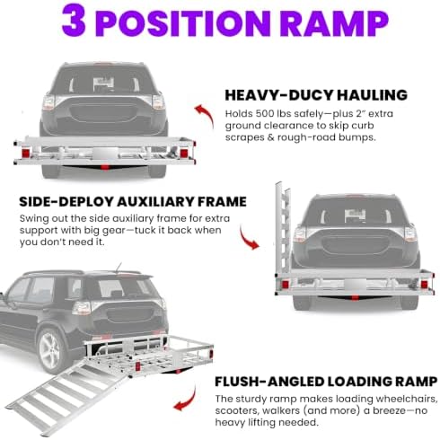Trailer Hitch Cargo Carrier - Image 4