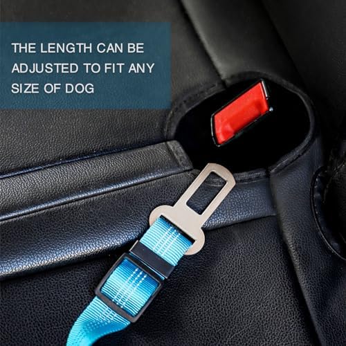 IBWell Dog Seat Belt with Elastic Bungee Leash, Car Seat Belt - Image 7
