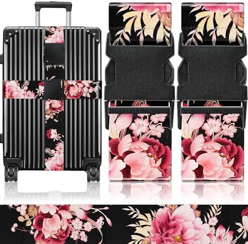 Slohif Luggage Straps for Suitcases Travel Belt Accessories Luggage Connector by Slohif