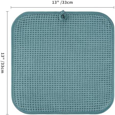 Microfiber Waffle Face Towels, 2 Pieces, Fast Drying, Lint Free 430 GSM - Image 7