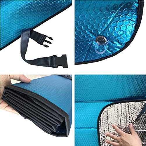 GWUSKDT Car Sun Shade, Sun Protector, Foldable Front Window Shade-Thicken - Image 2