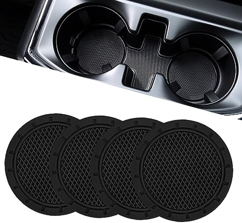 JOYTUTUS 4 Pack Car Cup Holder Coaster, Universal Anti-Slip Shockproof Car by JoyTutus