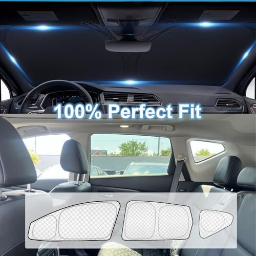KMF 8pcs Thicken Sun Shades for Nissan Murano 2015-2024 Accessories, Full Car - Image 2