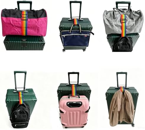 Luggage Straps for Suitcases, Luggage Connector Belt Strap 2 Red - Image 5