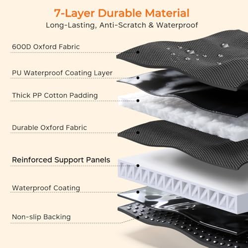 URPOWER Hard Bottom Dog Car Seat Cover - Image 6