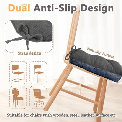 MAGIC ELEPHANT Chair Cushions for Dining Chair, Shredded Memory Foam Kitchen - Image 4