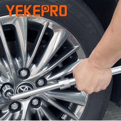 Extendable Lug Wrench with Flip Sockets - Image 6