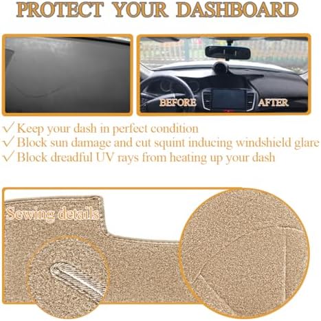 Yiz Dash Cover Mat for Ford F100 F150 F250 F350 Bronco J71 - Image 4
