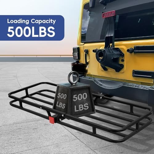 53"x19"x5" Hitch Cargo Carrier, 500 LBS Basket - Image 2