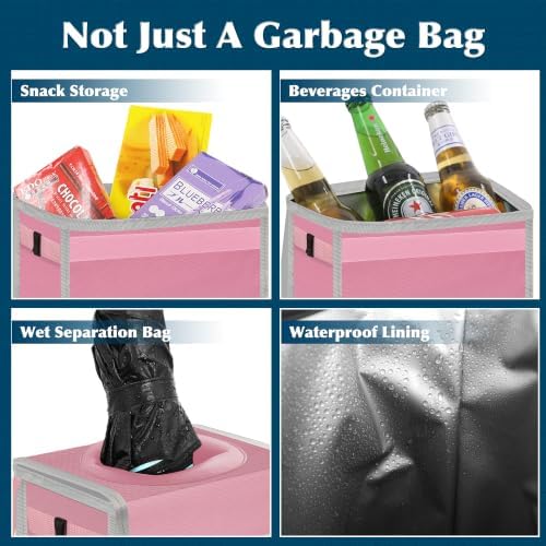 Femuar Leak Proof Car Trash Can - Image 4
