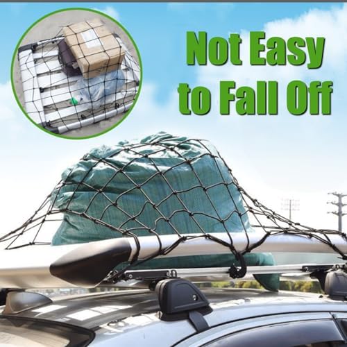 3' x 4' Cargo Net Stretches to 6' x 8', Heavy Duty Cargo Netting - Image 7