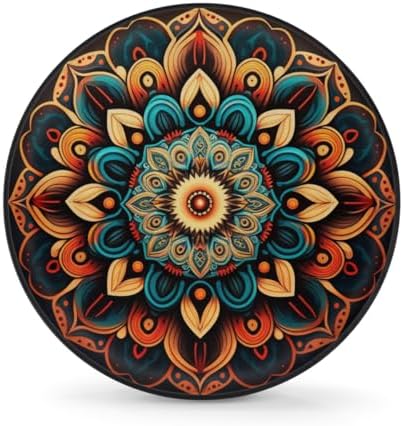 Rv Spare Tire Cover Wheel Vintage Mandala Flower Tire Covers Wheel Protectors by FengQuGou