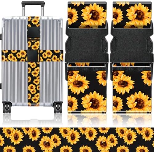 Slohif Luggage Straps for Suitcases Travel Belt Accessories Luggage Connector by Slohif