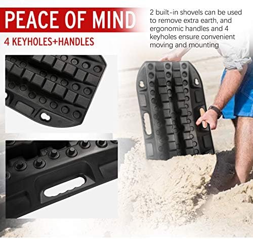 BUNKER INDUST Off Road Traction Boads, Snow Ramps-Black Tire Traction Tool - Image 5