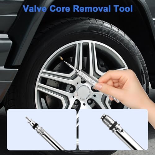 Linkstyle Valve Core Removal Tool Kit: 20PCS Presta Schrader Valve Cores - Image 5