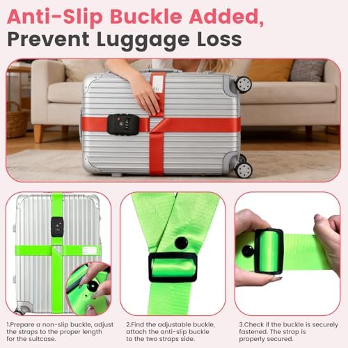Luggage Straps TSA Approved for Suitcases - Image 3