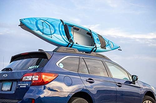 uyoyous 2 Pairs Universal Kayak Canoe Top Mount Carrier Roof Rack 150lbs Top - Image 2