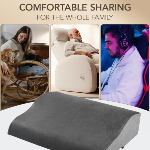 Lumbar Support Pillow for Recliner, Large Memory Foam Back Support Cushion for - Image 6