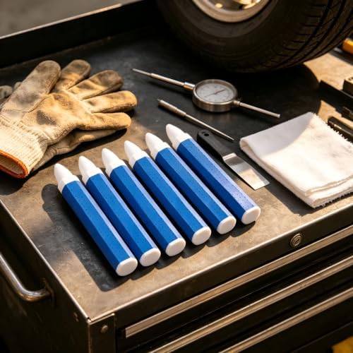 Tire Chalk 5Pcs Tire Marking Crayons Tire Marker Chalk Industrial - Image 4